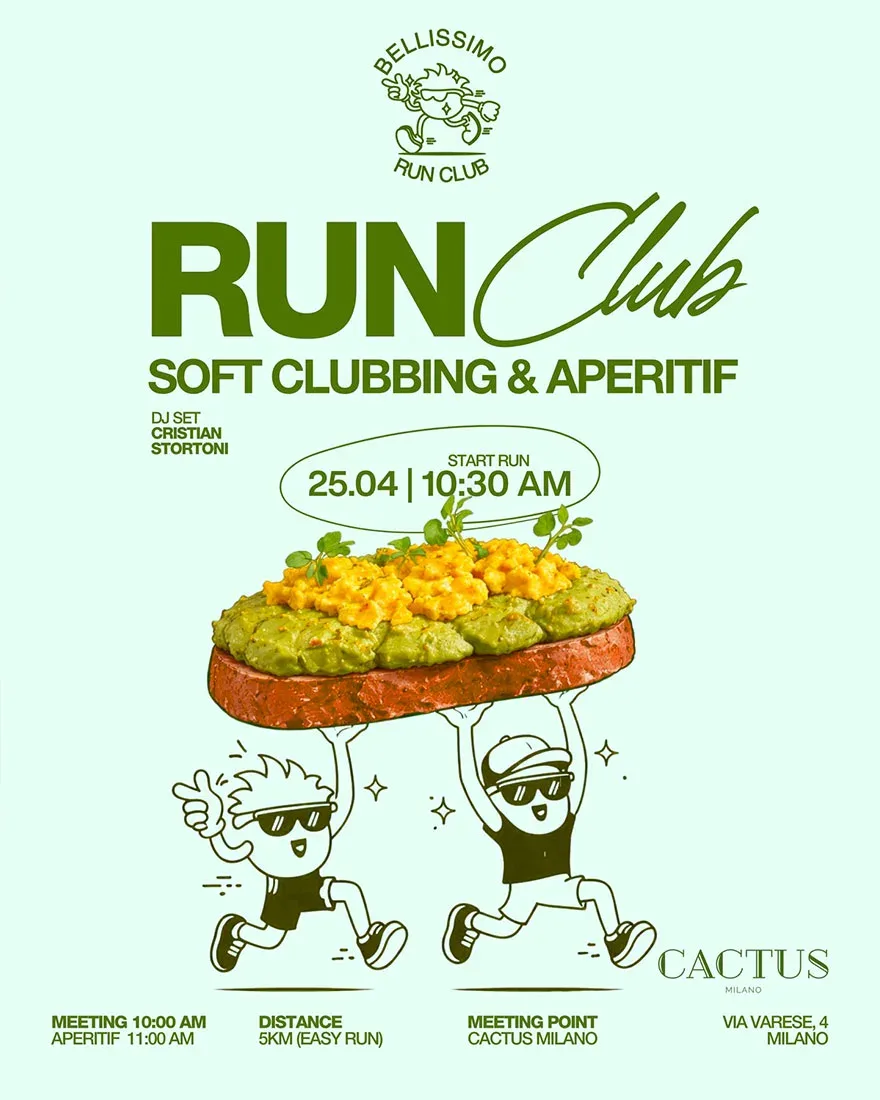 Run. Bellissimo. Aperitif.