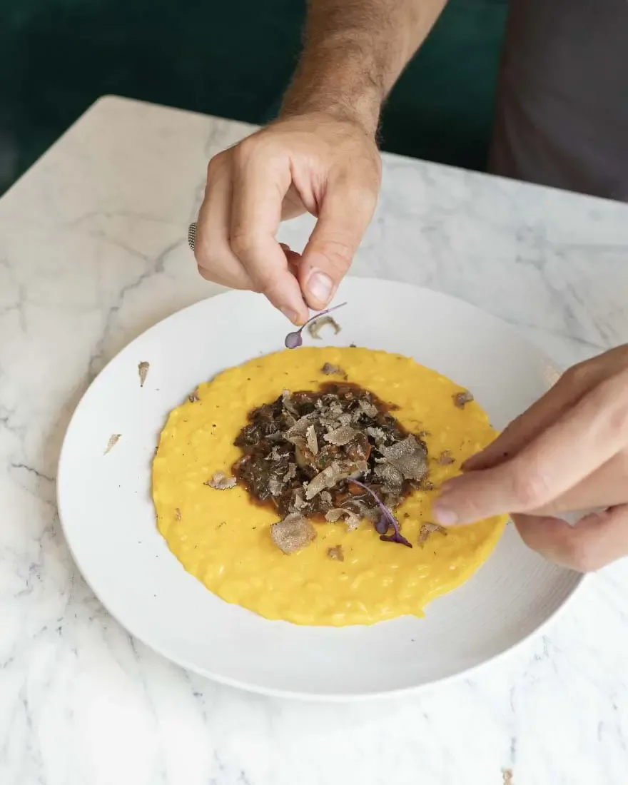 Risotto con Tartufo Milano