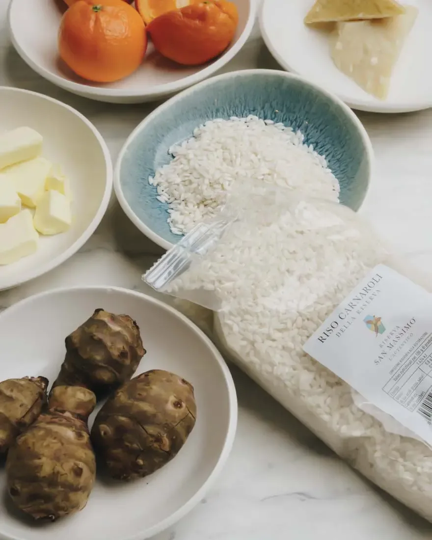 Risotto al Topinambur