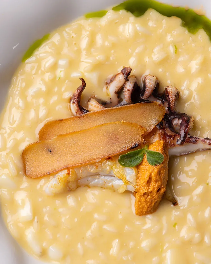 Il Risotto di Mare Sotto Sopra