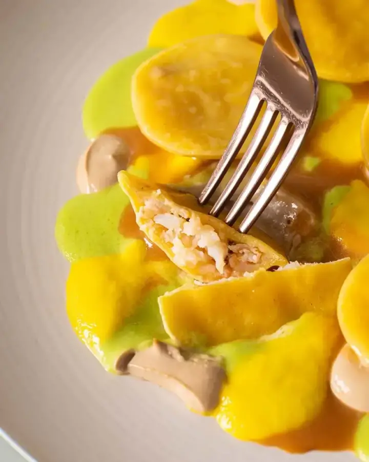 Ravioli di Gambero Rosso Cactus Milano