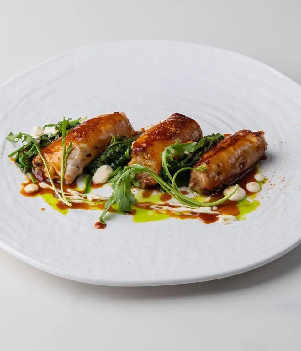 vegan vegetarian and fish menu in milan